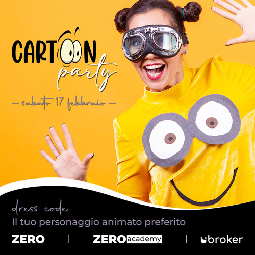 cartoon party Zero Academy