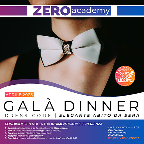 Galà Dinner Zero Academy Aprile 2023